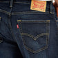 Men's 541 Dark Blue Regular Tapered Fit Mid Rise Jeans - Detail View