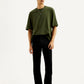 Men's 541 Black Athletic Tapered Fit Mid Rise Jeans - Styleshot View