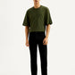 Men's 541 Black Athletic Tapered Fit Mid Rise Jeans - Front View