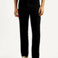 Men's 541 Black Athletic Tapered Fit Mid Rise Jeans - Front View