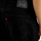 Men's 541 Black Athletic Tapered Fit Mid Rise Jeans - Detail View