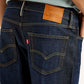 Men's 541 Navy Athletic Tapered Fit Mid Rise Selvedge Jeans - Detail View