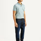 Men's 541 Navy Athletic Tapered Fit Mid Rise Selvedge Jeans - Side View