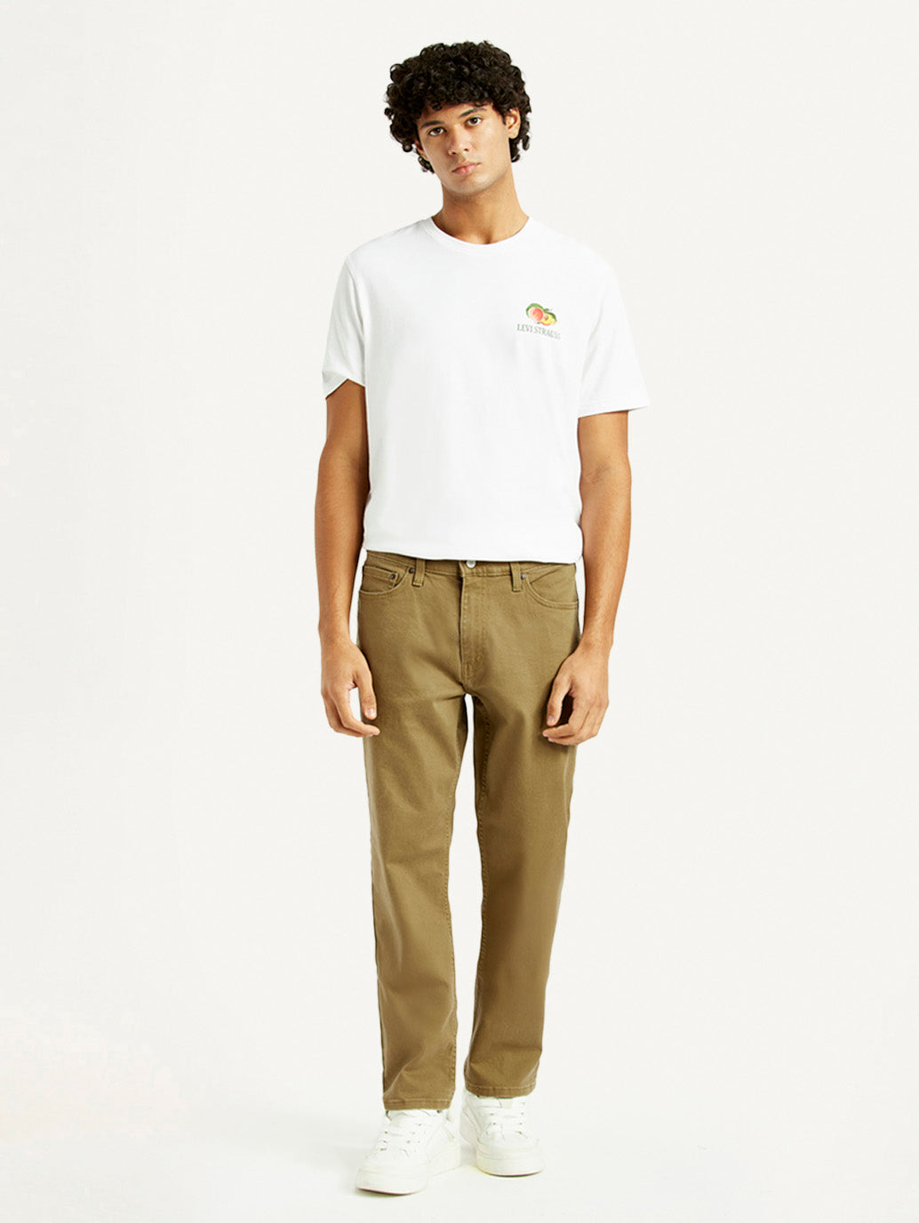 Men's 541 Khaki Athletic Tapered Fit Mid Rise Jeans - Front View