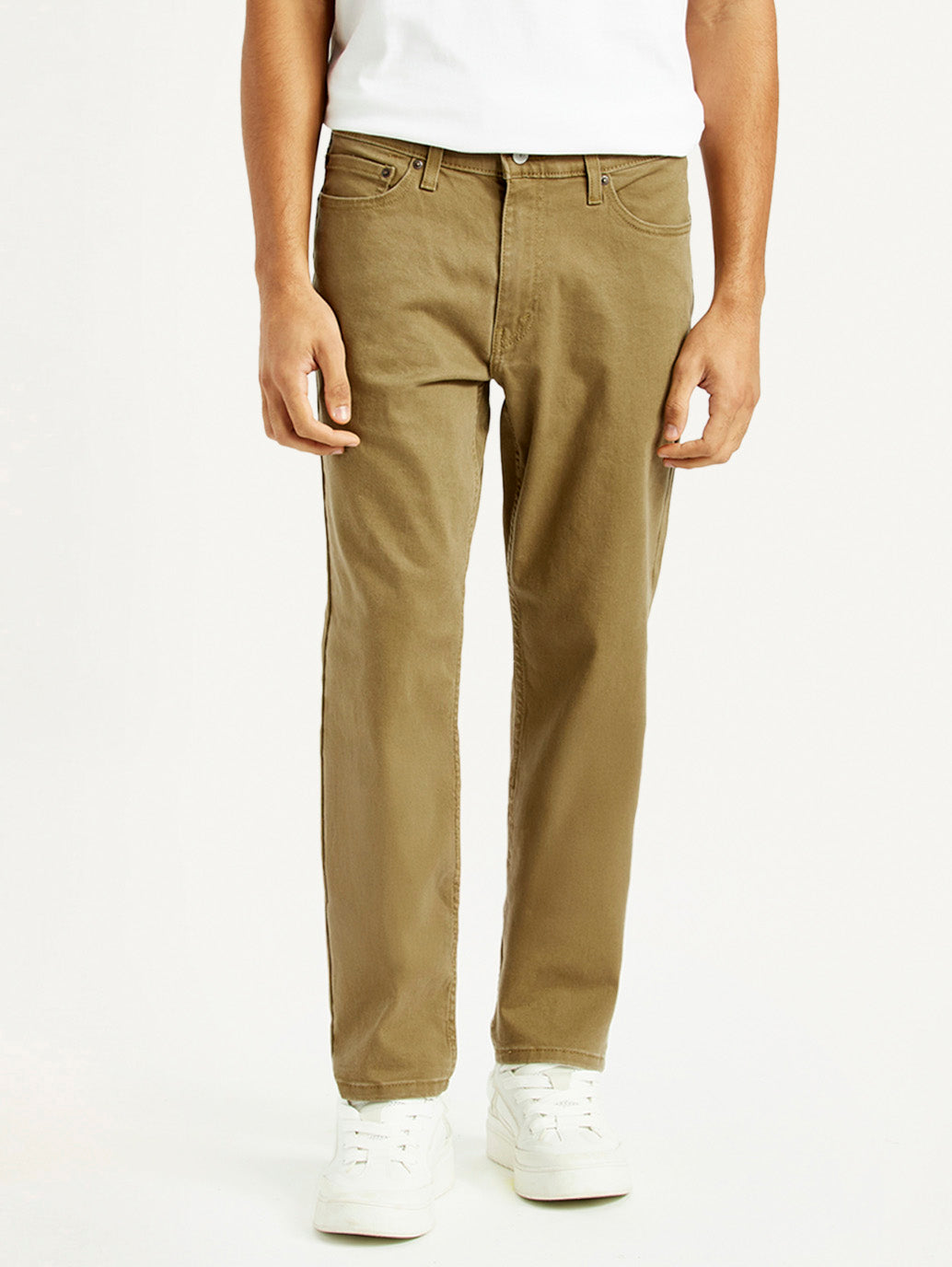 Men's 541 Khaki Athletic Tapered Fit Mid Rise Jeans - Front View