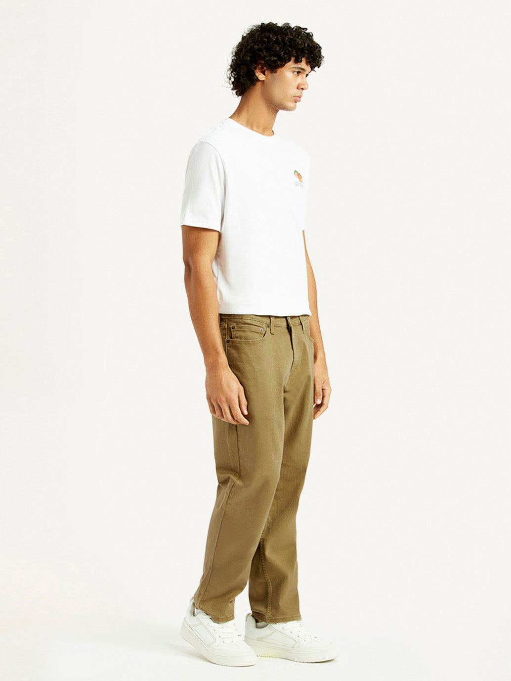 Men's 541 Khaki Athletic Tapered Fit Mid Rise Jeans - Side View