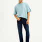 Men's 541 Dark Blue Athletic Tapered Fit Mid Rise Jeans - Styleshot View