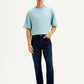 Men's 541 Dark Blue Athletic Tapered Fit Mid Rise Jeans - Front View