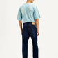 Men's 541 Dark Blue Athletic Tapered Fit Mid Rise Jeans - Back View