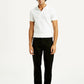 Men's 541 Black Athletic Tapered Fit Mid Rise Jeans - Front View