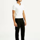 Men's 541 Black Athletic Tapered Fit Mid Rise Jeans - Side View