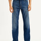 Men's 541 Blue Athletic Tapered Fit Mid Rise Jeans - Front View