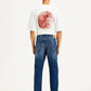 Men's 541 Blue Athletic Tapered Fit Mid Rise Jeans - Back View