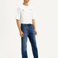 Men's 541 Blue Athletic Tapered Fit Mid Rise Jeans - Side View