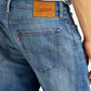 Men's 541 Blue Athletic Tapered Fit Mid Rise Selvedge Jeans - Detail View