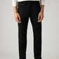 Men's 541 Black Athletic Tapered Fit Mid Rise Jeans - Front View