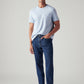 Men's 541 Blue Athletic Tapered Fit Mid Rise Jeans - Styleshot View