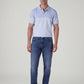 Men's 541 Med Indigo Tapered Fit Mid Rise Linen Jeans - Front View