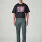 Men's 541 Green Athletic Tapered Fit Mid Rise Overdyed Jeans - Front View