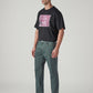Men's 541 Green Athletic Tapered Fit Mid Rise Overdyed Jeans - Side View