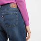Women's Blue Loose Fit Low Rise Jeans - 602060f5-d0fb-4533-bcd2-16516a64ec55 View