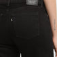 Women's Black Loose Fit Low Rise Jeans - cd1a9148-e6e9-4803-a506-508b96302edc View
