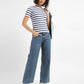 Women's Blue Loose Fit Low Rise Jeans - StyleShot View
