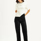 Women's Black Ribcage Straight Fit High Rise Jeans - a43c1f97-ddf9-457e-98a6-f3cdd11c9119 View