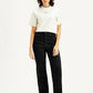 Women's Black Ribcage Straight Fit High Rise Jeans - c3c5986b-ac1b-4192-a776-51b2dc510658 View
