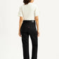 Women's Black Ribcage Straight Fit High Rise Jeans - c4b2ee76-4509-4546-b531-89c49e3befa4 View