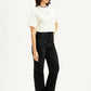 Women's Black Ribcage Straight Fit High Rise Jeans - dce1166d-0a2b-43ac-8b9c-249f1f6e6f7b View