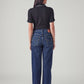 Women's Indigo Ribcage Straight Fit High Rise Jeans - Back View