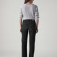 Women's Black Ribcage Straight Fit High Rise Jeans - Back View