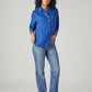 Women's Light Blue Ribcage Straight Fit High Rise Jeans - Styleshot View