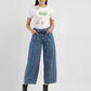 Women's Blue Baggy Fit Mid Rise Jeans - 96dfdd58-a269-4355-8693-e9633374637f View