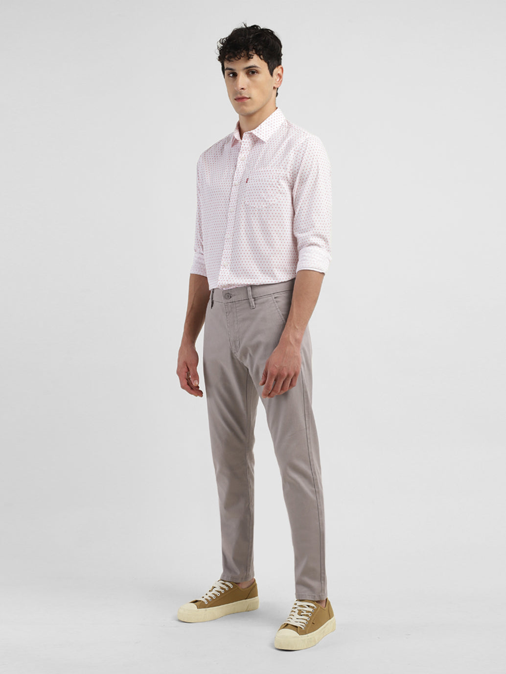 Men's Slim Tapered Fit Trousers - 2aceced1-4c20-4314-b033-2d032e439e09 View