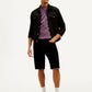 Men's Black Tapered Shorts - Styleshot View