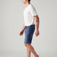 Men's 541 Blue Athletic Tapered Fit Mid Rise Shorts - Side View