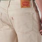 Men's 541 Beige Tapered Fit Mid Rise Shorts - Detail View