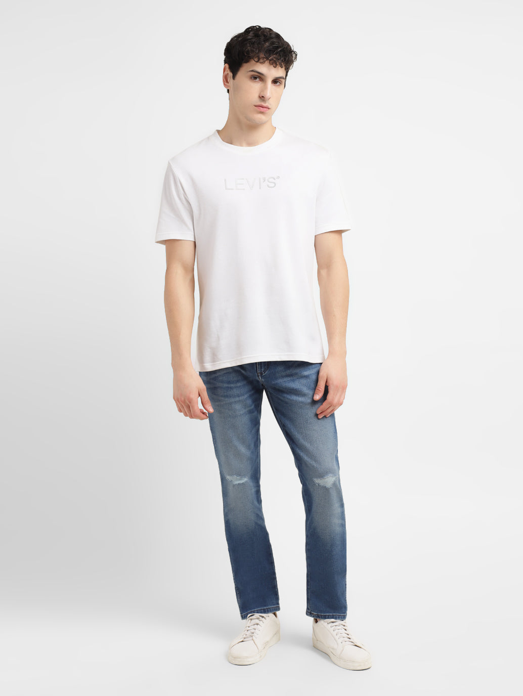 Men's 511 Indigo Slim Fit Mid Rise Jeans - ModelFront View