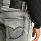 Men's Redloop 512 Grey Slim Tapered Fit Mid Rise Jeans - 1adcf9d6-369d-41e0-9a65-cd053235b8a5 View