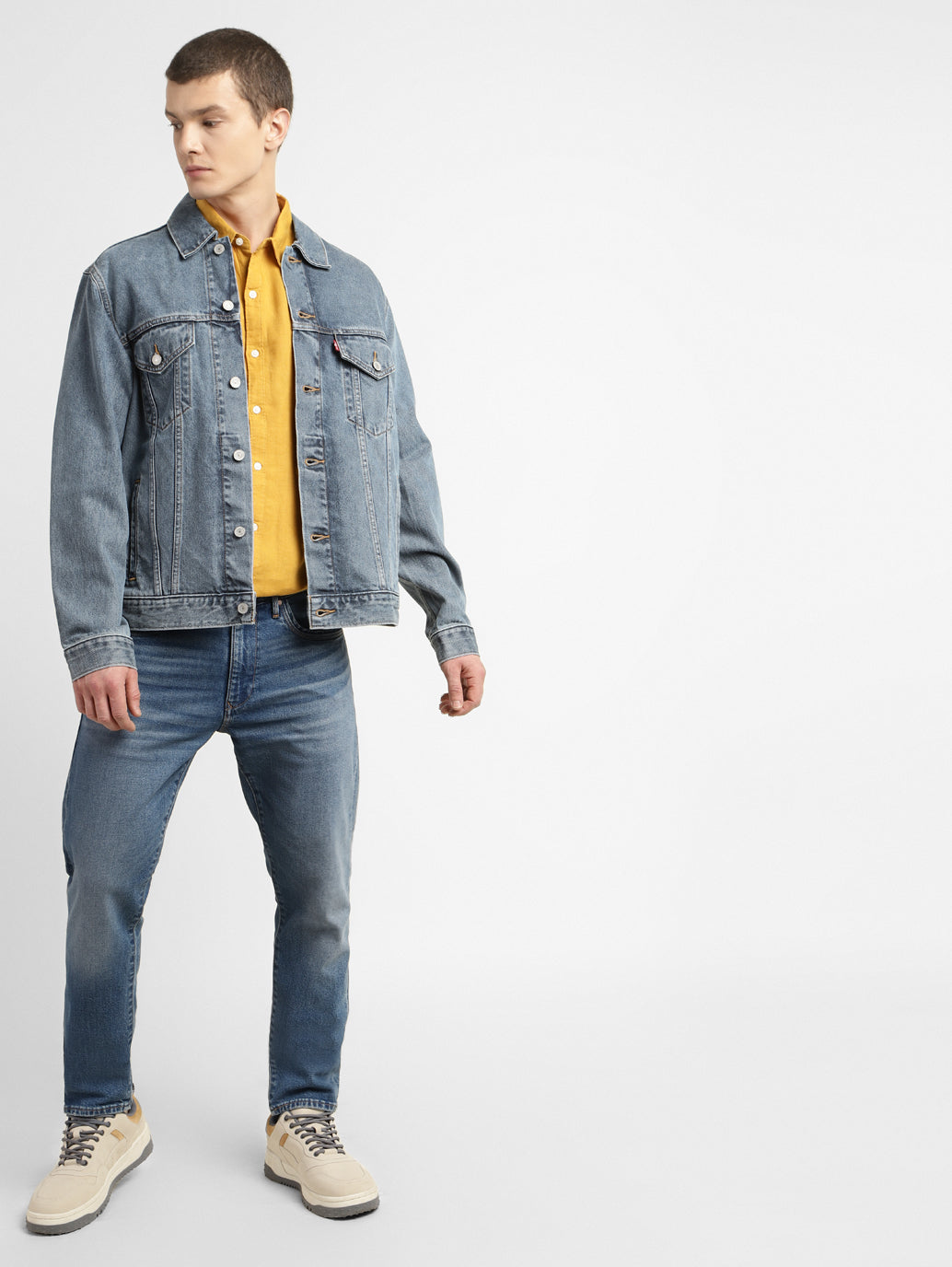 Men's Redloop 512 Blue Slim Tapered Fit Mid Rise Jeans - 3f66c494-28ed-4de2-b938-dd1437f5c29d View
