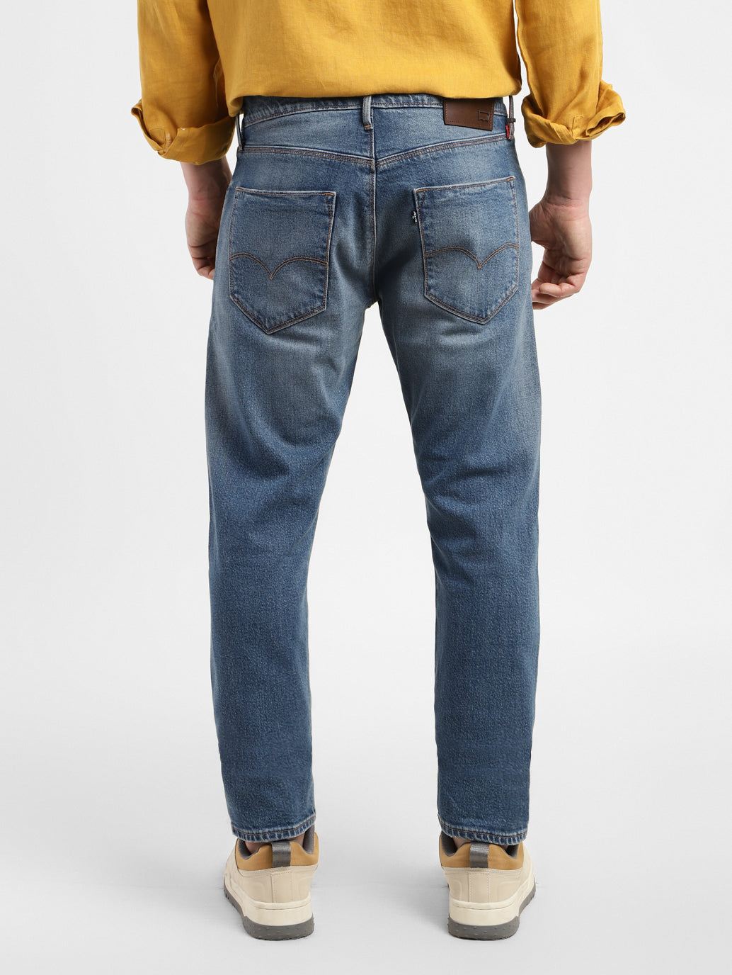 Men's Redloop 512 Blue Slim Tapered Fit Mid Rise Jeans - d281e716-892e-4e23-988d-2f1c45ffd564 View