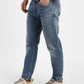 Men's Redloop 512 Blue Slim Tapered Fit Mid Rise Jeans - 2eea48cf-4b56-404d-97ca-af3c4f7f0350 View