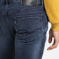 Men's 65504 Blue Skinny Fit Mid Rise Jeans - e256ade8-1e8a-4930-8d67-36dca6a8b327 View