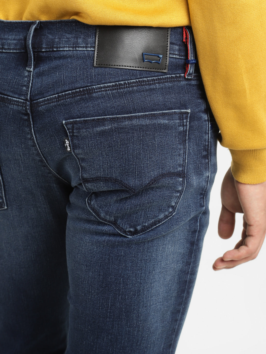 Men's 65504 Blue Skinny Fit Mid Rise Jeans - e256ade8-1e8a-4930-8d67-36dca6a8b327 View