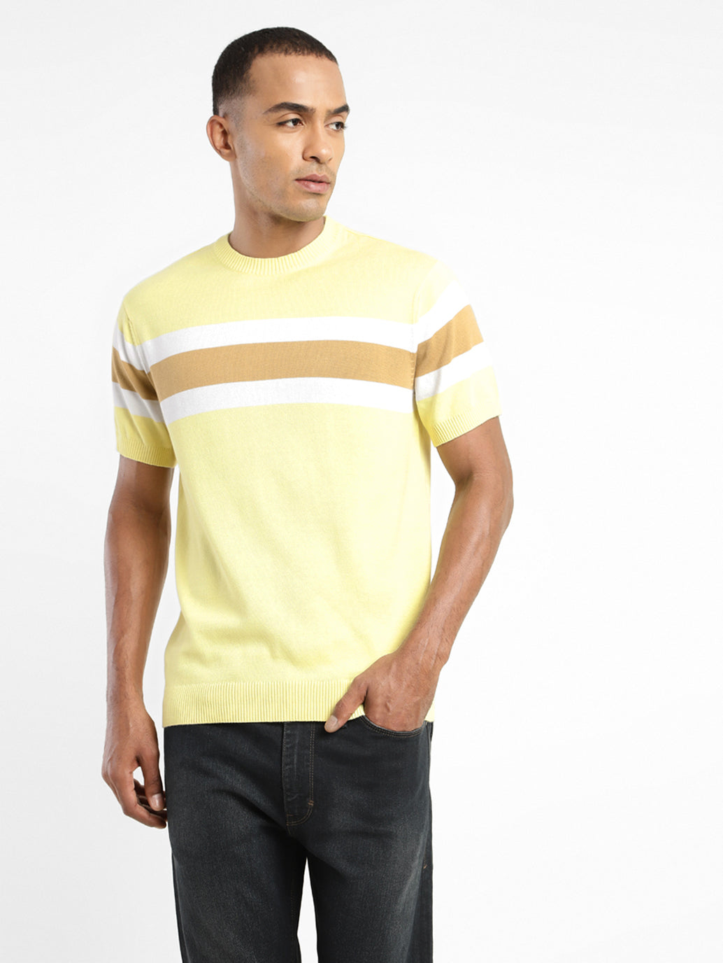 Men's Colorblock Crew Neck T-shirt - a524b98b-de13-47a8-ad69-3ac3cdbbd07e View