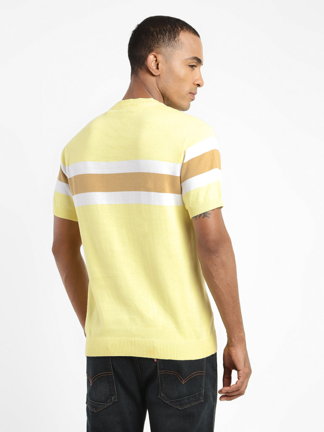 Men's Colorblock Crew Neck T-shirt - 1a01bf5d-3f87-40dd-9ec4-c73a02108824 View