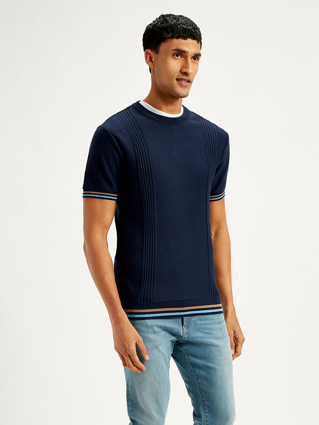 Men's Striped Slim Fit T-Shirt