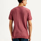 Men's Redloop Textured Slim Fit T-Shirt - Back View